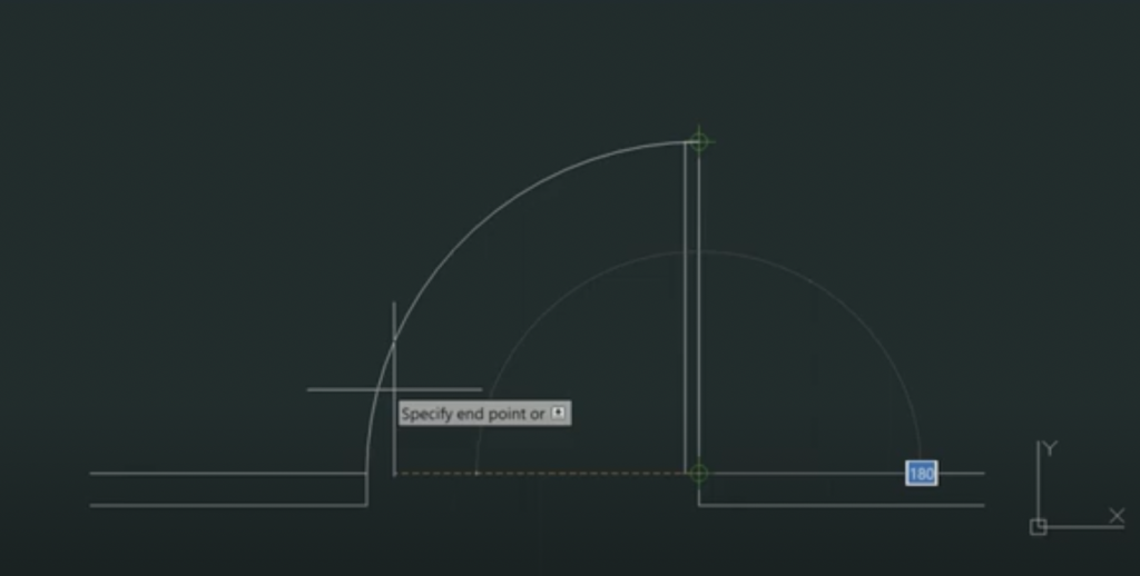 drawing a door