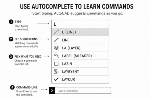 How to Learn AutoCAD Commands Fast (Beginner Guide)