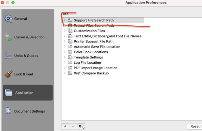 AutoCAD Hatch Install Folder