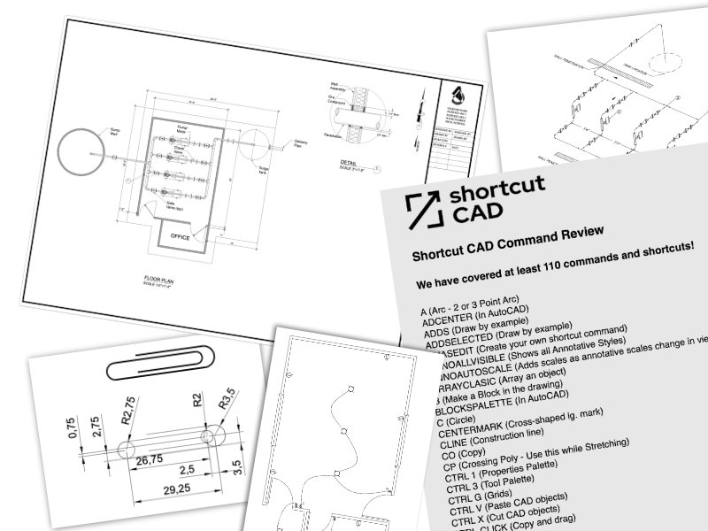 shortcut cad (commands for autocad)